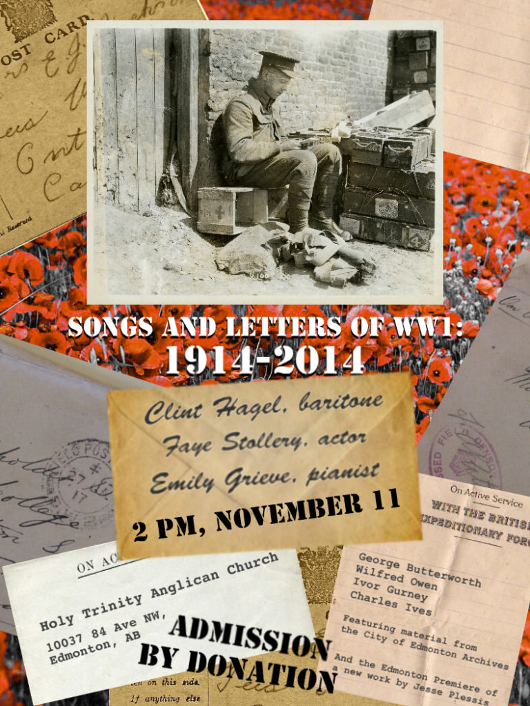 Songs And Letters Of Wwi 1914 2014